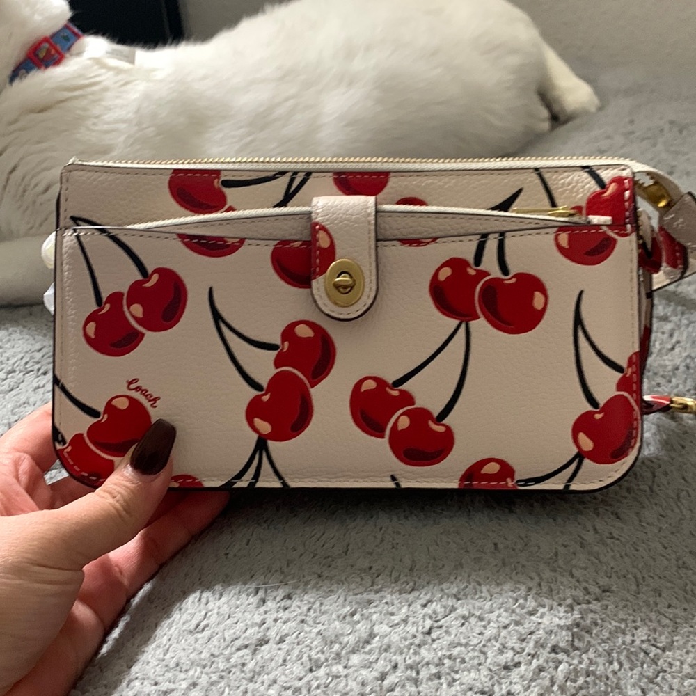Coach cherry NOA pop up messenger 🍒